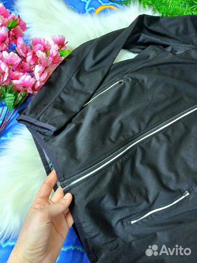 Легкая спортивная ветровка софтшелл crivit 46