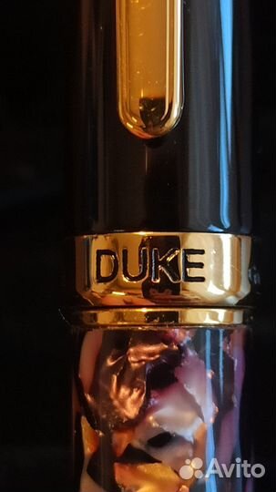 Перьевая ручка duke с позолоченным пером