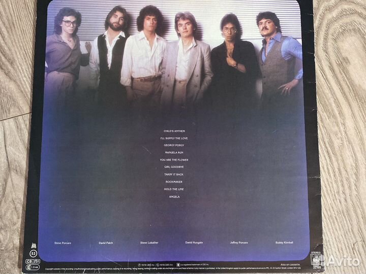 Toto 1st press UK lp