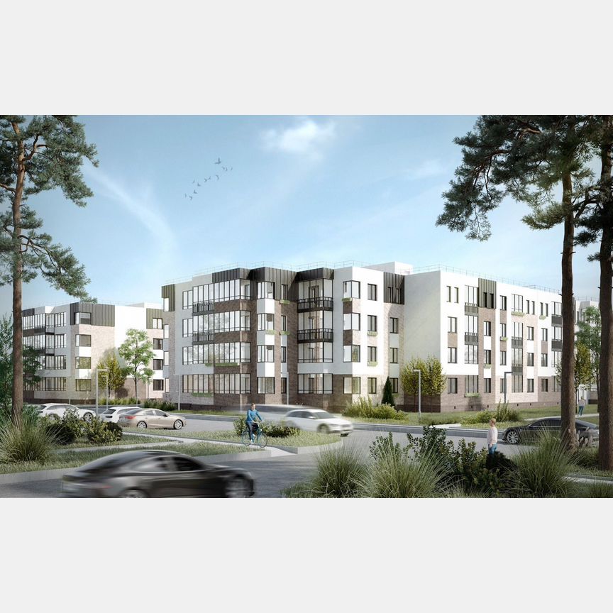 2-к. квартира, 44,3 м², 2/4 эт.