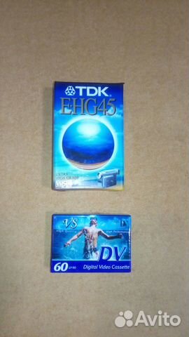 Кассетa VHS- c TDK E- HG 45, VS Mini DV 60