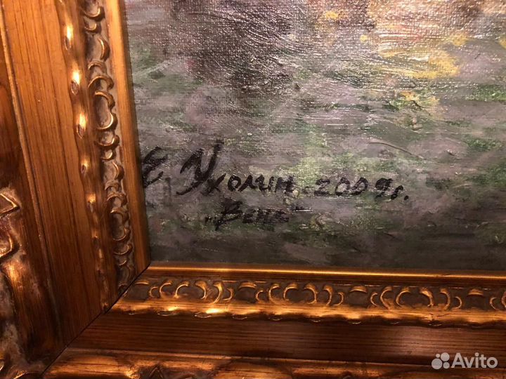 Картина маслом на холсте большая