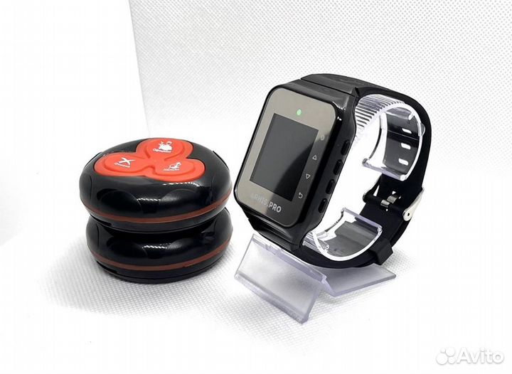 Кнопка вызова официанта с часами для кафе, баров