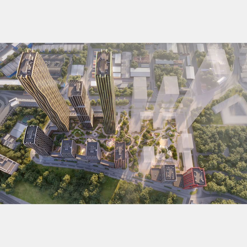 3-к. апартаменты, 56,4 м², 4/23 эт.