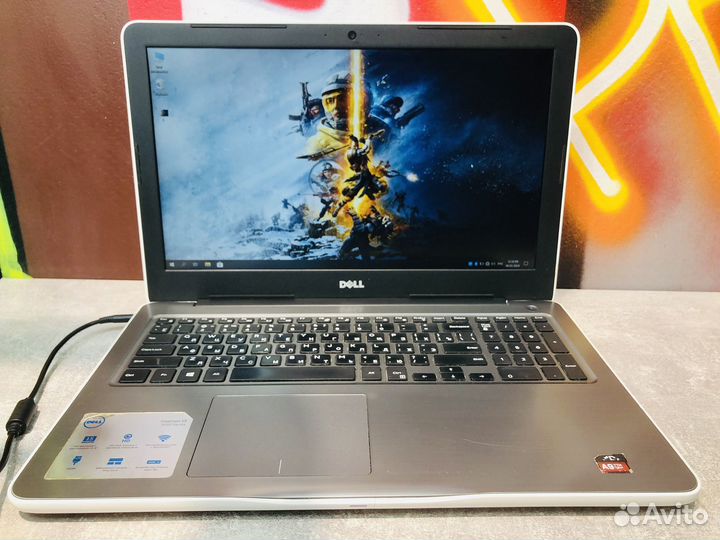 Dell Inspiron 15/Radeon R5/A9-9400/ram 8gb/ssd 240