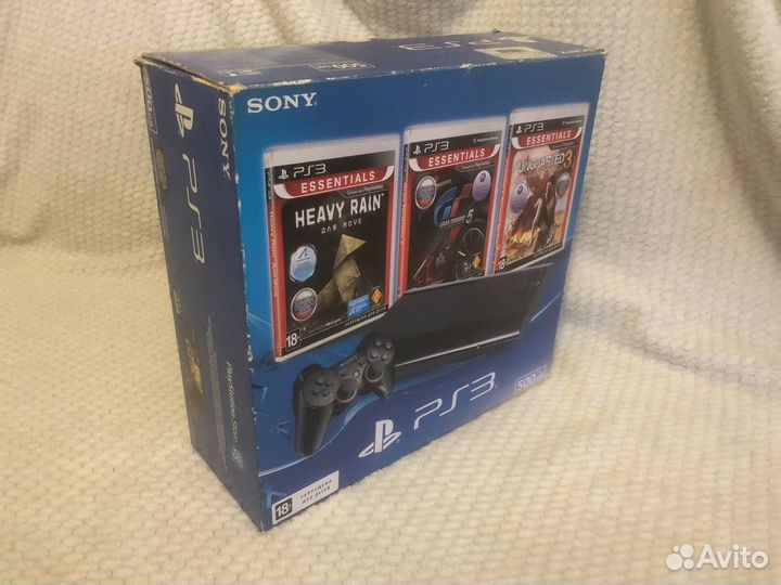 Sony Playstation 3 500gb ps3 + игры