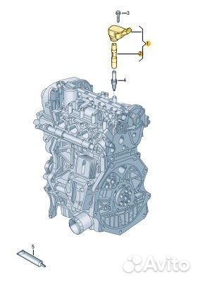 Катушка зажигания Volkswagen Polo CWV 279652 2017