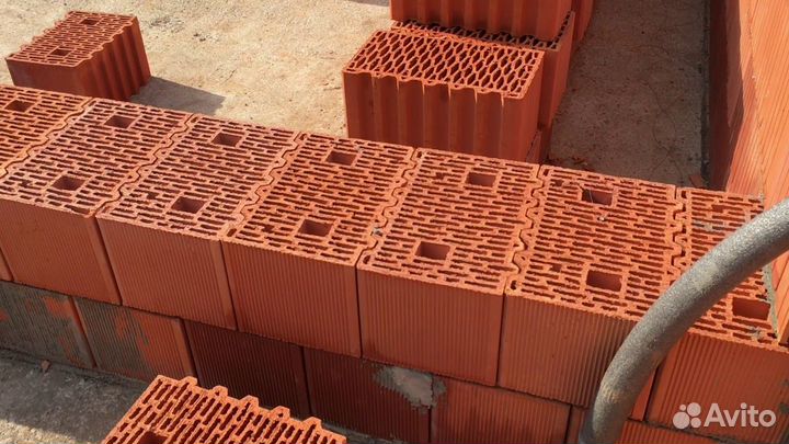 Керамический блок Porotherm, поризованный блок