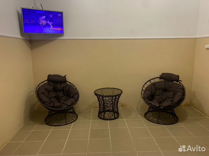 Кресло кокон из ротанга