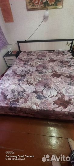 Кровать двухспальная с матрасом бу 160 200