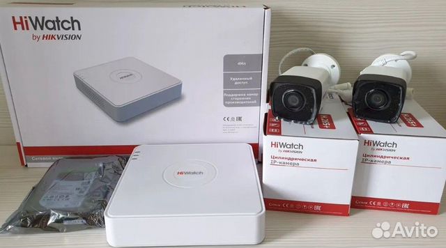 Комплект видеонаблюдения HiWatch Уличный