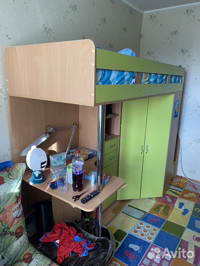 Детская кровать чердак