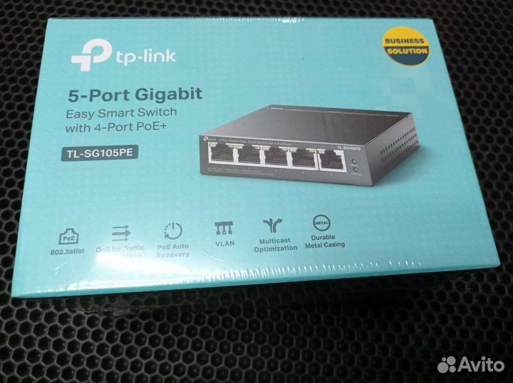 Новый коммутатор TP-Link TL-SG105PE