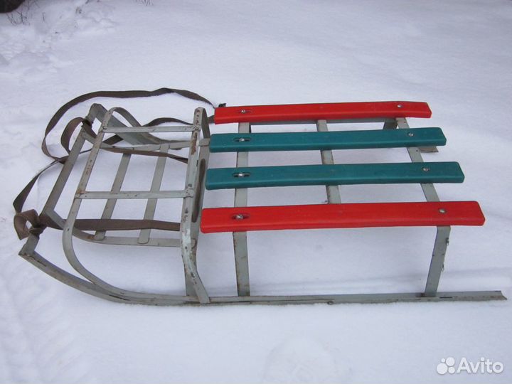 Санки с откидной спинкой