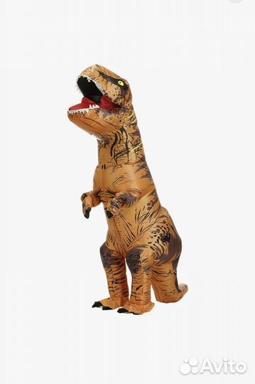 Надувной костюм динозавр