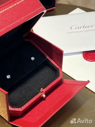 Серьги Cartier оригинал