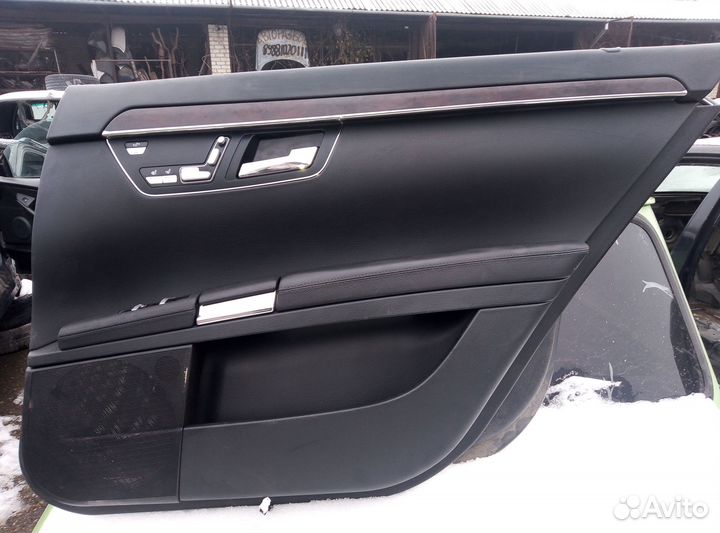 Дверные карты (обшивки) Mercedes W221 long Рест