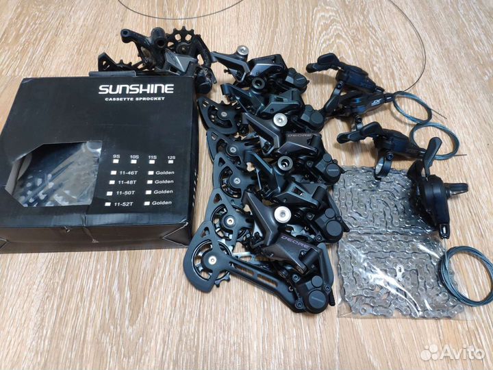 Переключатели и манетки Shimano XT 8100 6100 12 ск