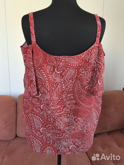 Женский топ на бретелях 56-58