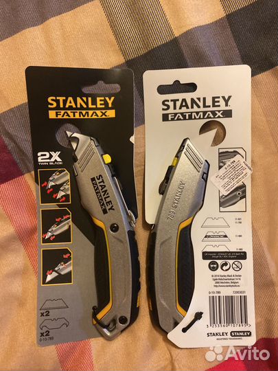 Нож stanley fatmax с 2я выдвижными лезвиями