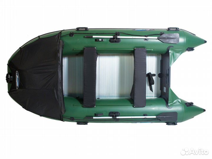 Лодка пвх Gladiator D370AL зеленый