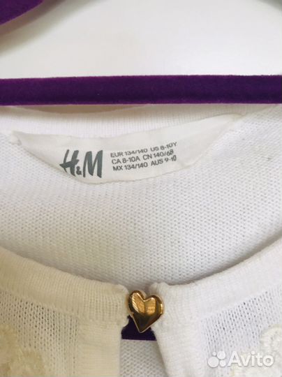 Укороченая кофта h&m для девочек