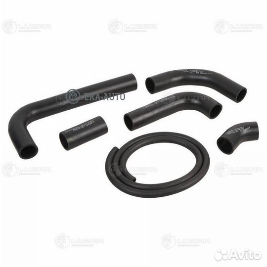 Luzar LPK0401 Кмпл патрубков охл. для а/м ZAZ-Daewoo Sens (02) 1.1i/1.3i (epdm, 6 шт.) (LPK 0401)