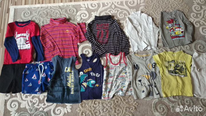 Пакет одежды на мальчика 3-5 лет