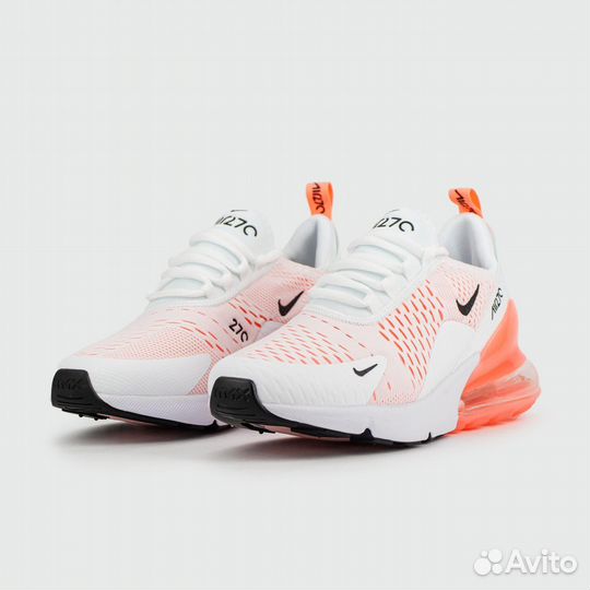 Кроссовки Nike Air Max 270 Orange White Wmns