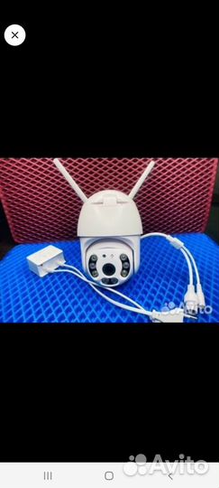Камера ввде онаблюдения wifi уличная поворотная