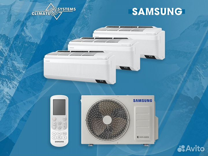 Мульти сплит система на 2 комнаты Haier 2U40S2SM1F
