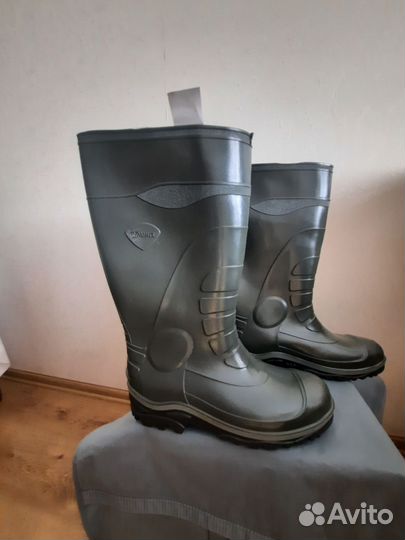 Сапоги резиновые мужские 43рновые