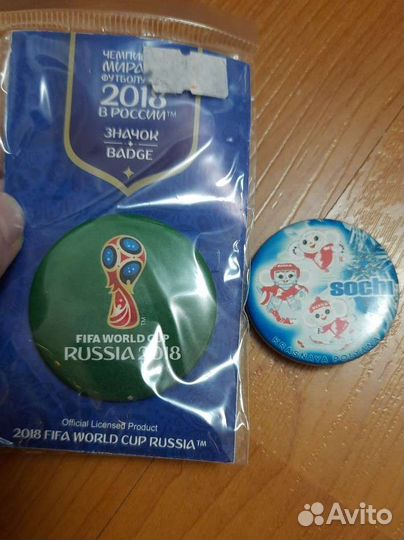 Значек fifa, сочи