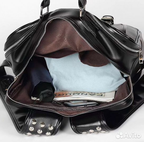 Рюкзак дизайнерский y2k кожаный