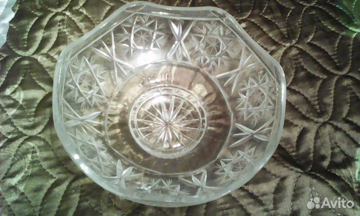Салатник хрустальный