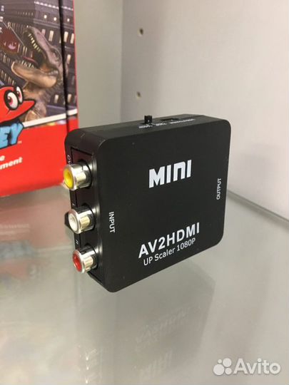 Адаптер AV 3RCA to hdmi - Mini AV2hdmi Audio UpSca