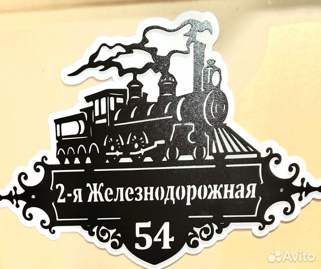 Табличка на дом с адресом