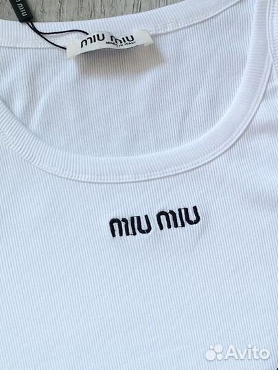 Майка miu miu Премиум s m L