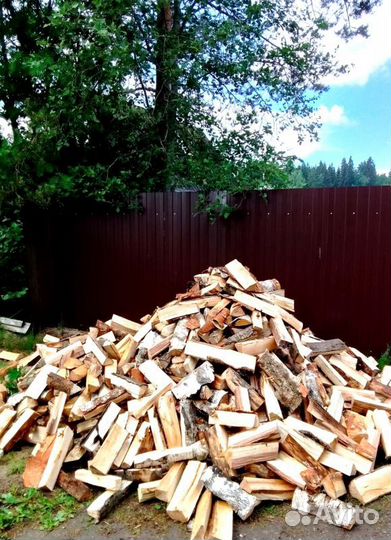 Дрова в укладку любого объема Березовые в Выборге