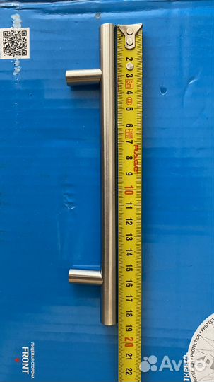 Ручка-скоба рейлинг металлическая на шкаф