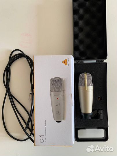 Студийный конденсаторный микрофон behringer C-1