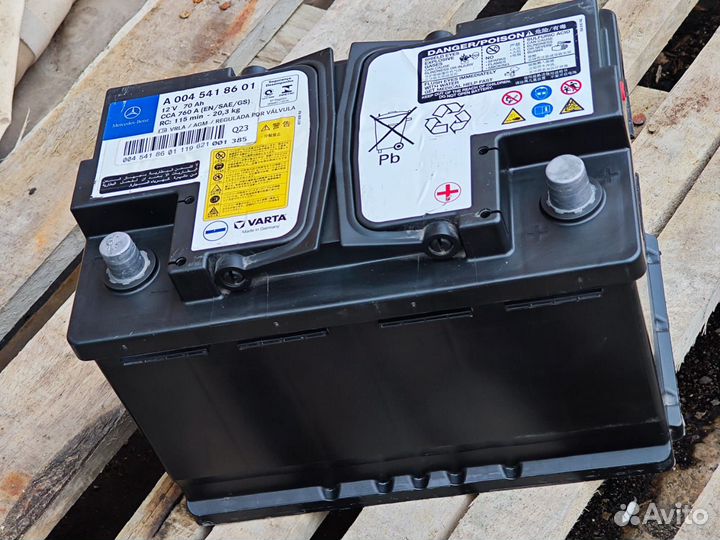 Аккумулятор бу AGM Mercedes-Benz 70Ач
