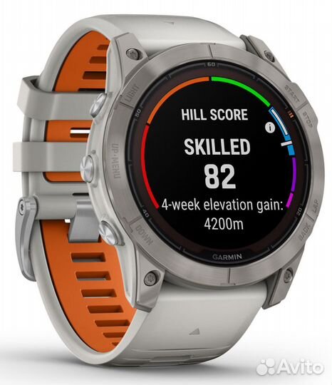 Garmin Fenix 7X Pro Sapphire Solar DLC Orange Band