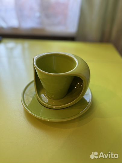 Кружка с блюдцем