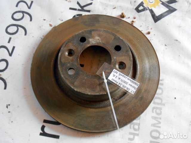 Диск тормозной Logan (05-14) /Sandero (08-14) /Logan 14/Sandero 14- пер б\у (арт. 6001547684)