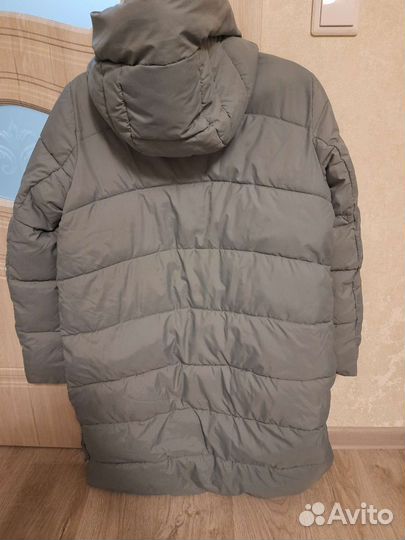 Куртка пуховик зимний оверсайз для беременных