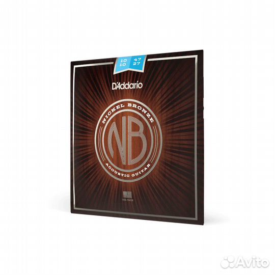 D'addario NB1047-12 Nickel Bronze комплекст струн