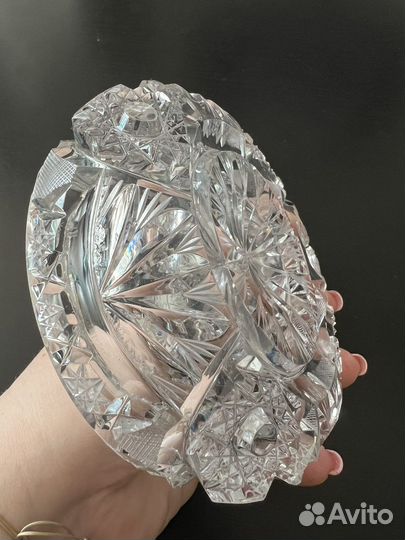 Пепельница СССР хрусталь