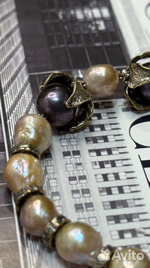 Браслет из натурального жемчуга