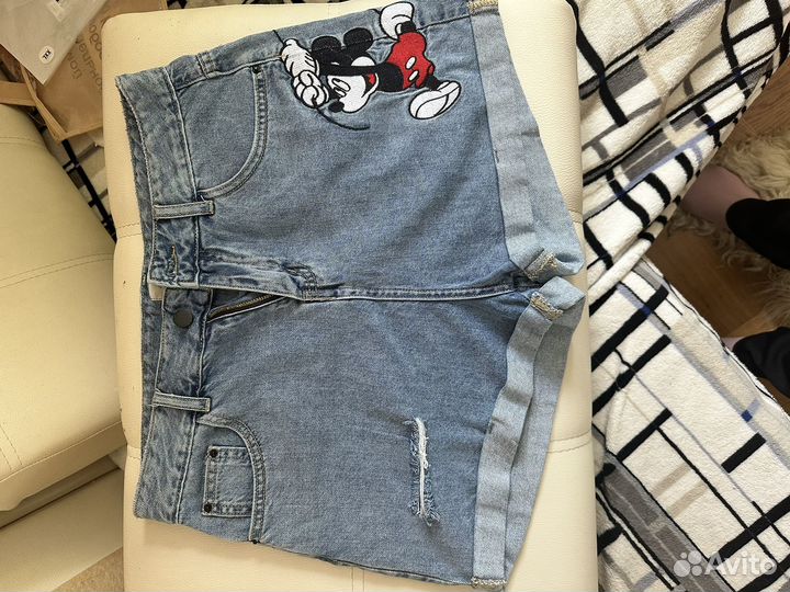 Женские джинсовые шорты 46-48